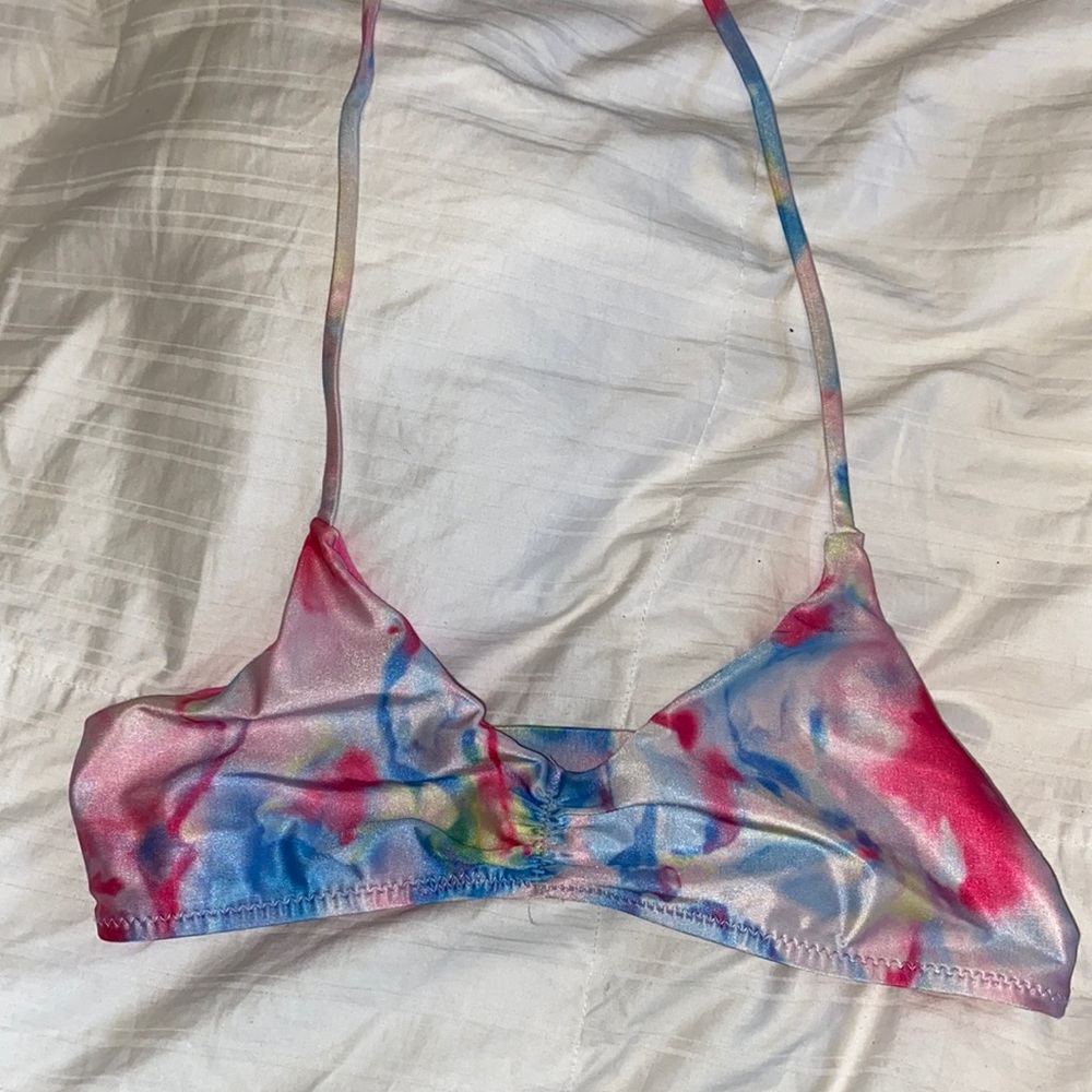 aeropostale tie dye bikini top